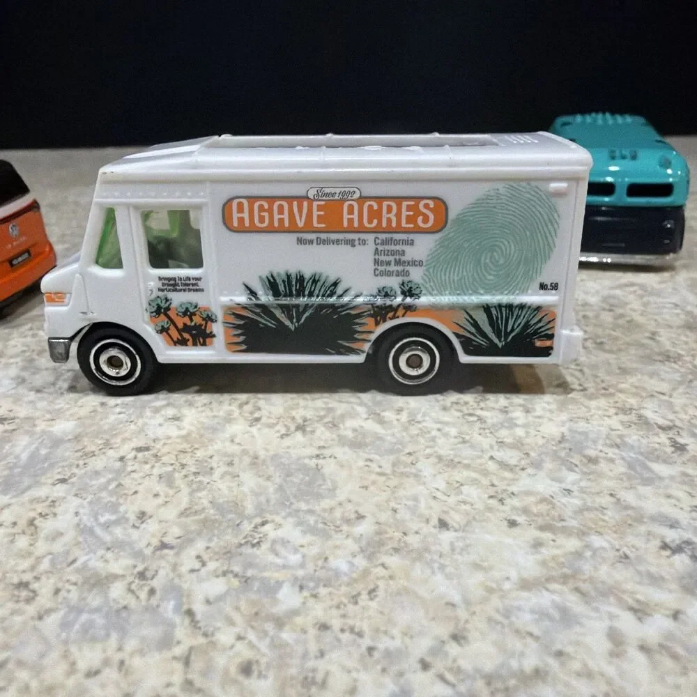 Hot Wheels Collectible Vehicles-VW Buzz, Frozen Treats,Gold Coast Bus,Agave Acre